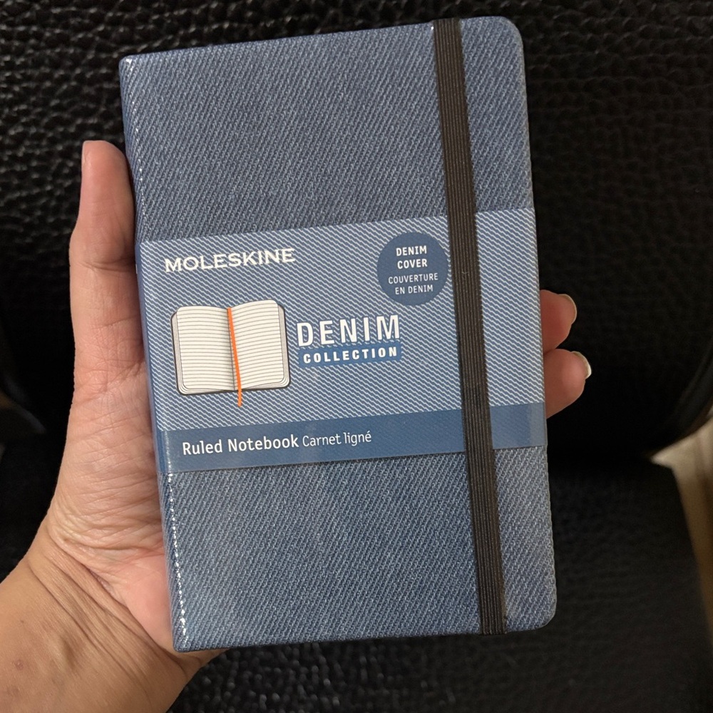 Moleskine Denim Blue Notebook with Elastic Band